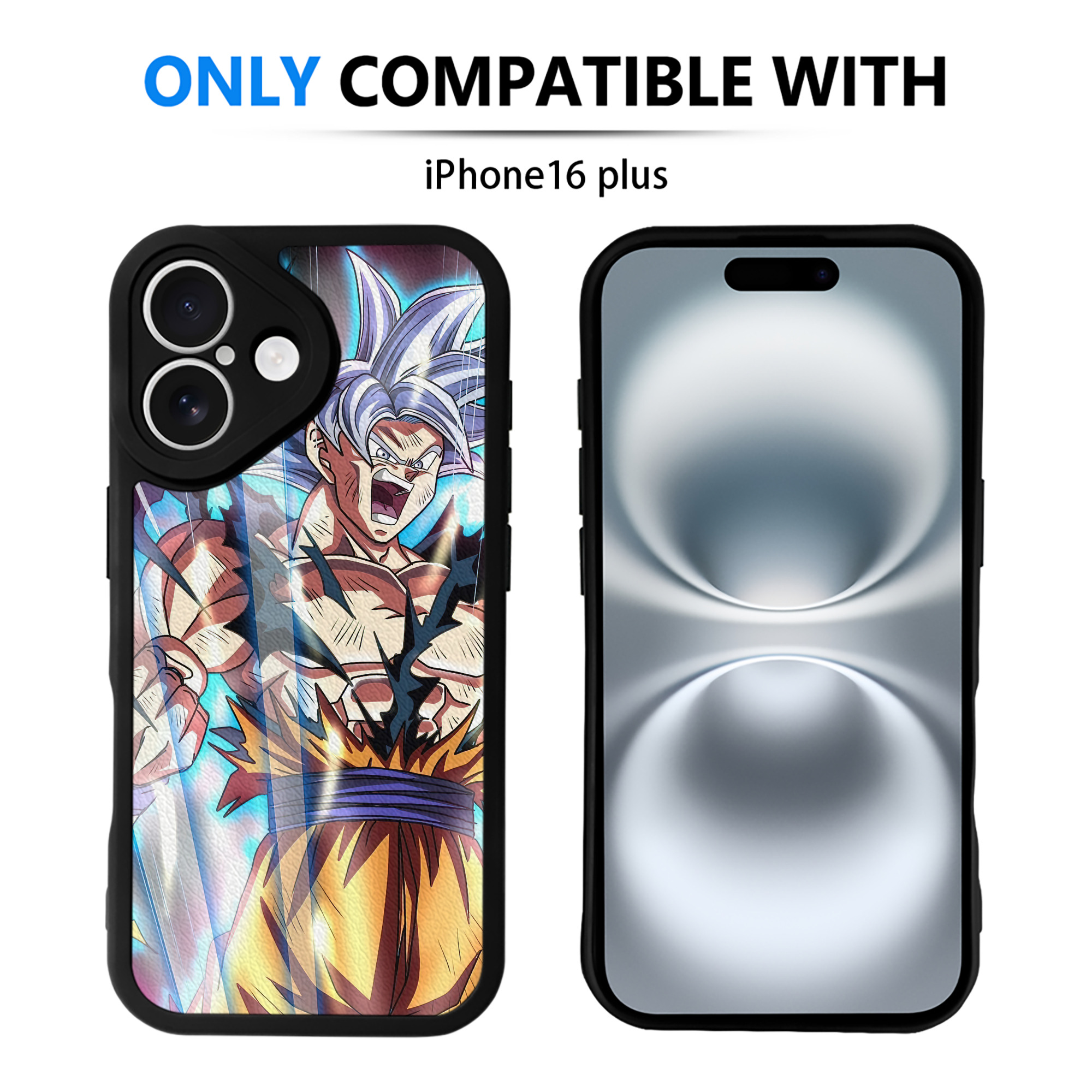 （画像用） ドラゴンボール DRAGON BALL 【iPhone 16シリーズ対応】シリコンスマホケース（レザー調） 材質：シリコン